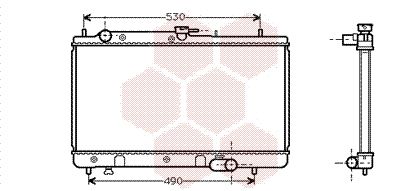 VAN WEZEL Radiators, Motora dzesēšanas sistēma 27002090